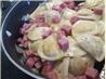 Pan Fried Pierogies With Ham. Recipe by Karen=^..^=