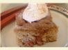 Wendy's Rhubarb Stir Cake