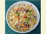 Asian Coleslaw With Peanuts and Mandarin Oranges