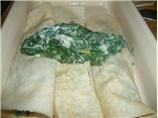 Pancakes (Crepes) Filled With Spinach (Filling Only)