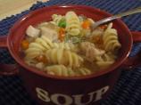 Lazy Slow Cooker Creamy Chicken Noodle Soup. Photo by TheDancingCook