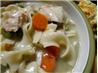 Lazy Slow Cooker Creamy Chicken Noodle Soup
