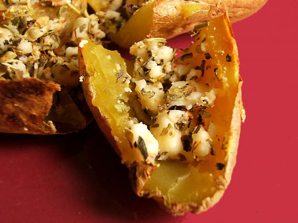 Greek Potato Skins. Photo by Lalaloula
