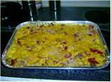 Bacon Double Cheeseburger Casserole. Photo by Chef Dawn Renee
