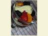 Fresh Fruit With Vanilla Custard Sauce. Recipe by Derf