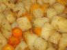 Roasted Potatoes and Baby Carrots With Garlic