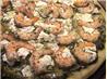 Shrimp Pesto Pizza. Recipe by Colby's Mom