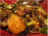 Brussels Sprouts With Pancetta. Photo by Gay Gilmore