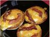 Cheddar Baked Bagels and Eggs