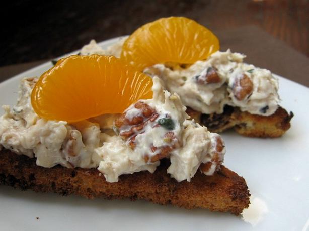 Chicken-Mandarin Orange Spread Sandwiches. Photo by ms_bold