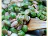 Brussels Sprouts With White Beans and Pecorino