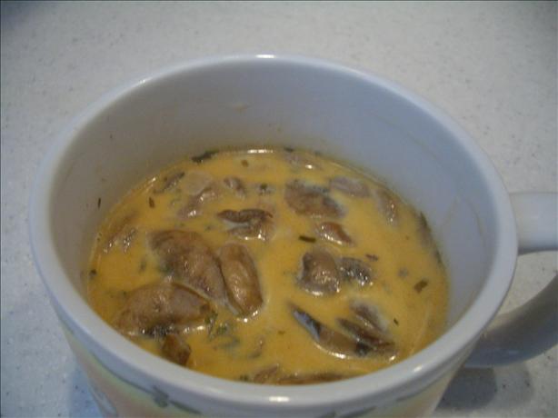 Mushroom Soup With Tarragon. Photo by chia