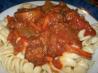Italian Tomato Sausage Ragu With Penne