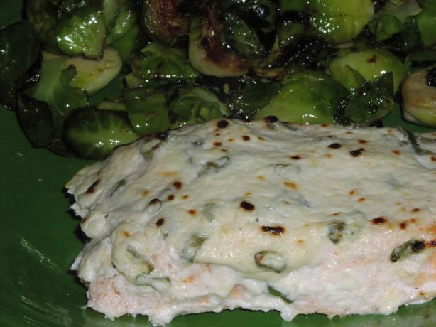 Salmon With Horseradish "cream". Photo by TeresaS