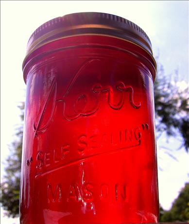 Pomegranate Jelly. Photo by Mrs. Lumpy