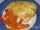 Honey-Mustard Chicken With Glazed Baby Carrots