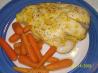 Honey-Mustard Chicken With Glazed Baby Carrots. Recipe by VickyJ