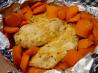 Honey-Mustard Chicken With Glazed Baby Carrots. Recipe by VickyJ