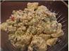 Potato Salad With Roasted Red Peppers and Bacon. Recipe by Kittencalskitchen