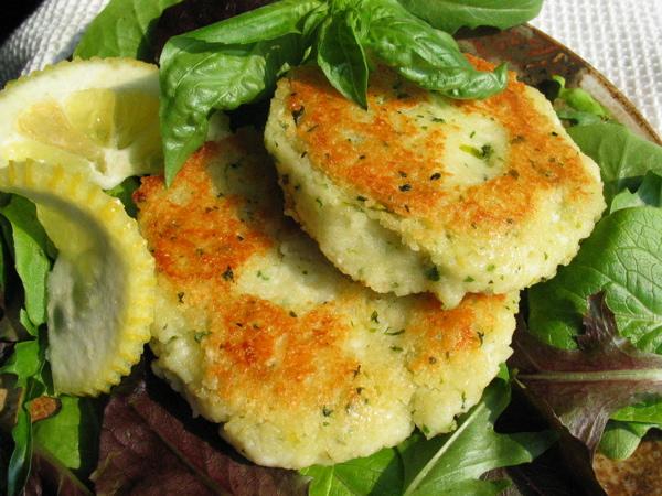 Halloumi and Couscous Cakes. Photo by flower7