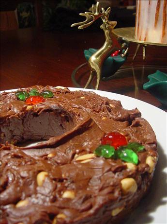 Five Minute Goober and Raisinette Fudge Wreath - Rachael Ray. Photo by Sharlene~W