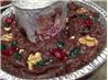 Five Minute Goober and Raisinette Fudge Wreath - Rachael Ray