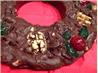 Five Minute Goober and Raisinette Fudge Wreath - Rachael Ray
