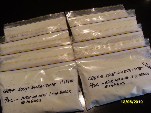 Cream of ???? Soup, Dry Mix - Substitute. Photo by Ninna