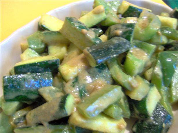 Courgette and Green Pepper 'sabzi' (Tori Aur Hari Mirch Ki Sabzi. Photo by Sharon123