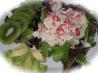 Caribbean Crabmeat Salad With Creamy Gingered Dressing. Recipe by Manami