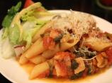 Spicy Pasta With Tomato & Bacon Sauce