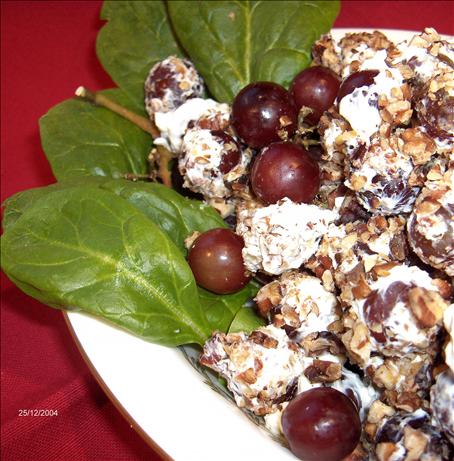 Cream Cheese Grapes With Nuts. Photo by Derf