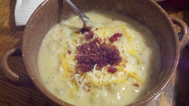 Super Easy Hash Browns Potato Soup. Photo by jo323