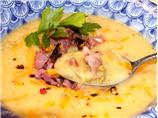 Potato, Ham, Onion, & Chipotle Soup