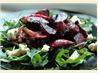 Warm Roasted Beet Salad With Spinach and Blue Cheese