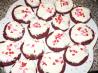Red Velvet Cookies With Cream Cheese Frosting. Recipe by jeniwan