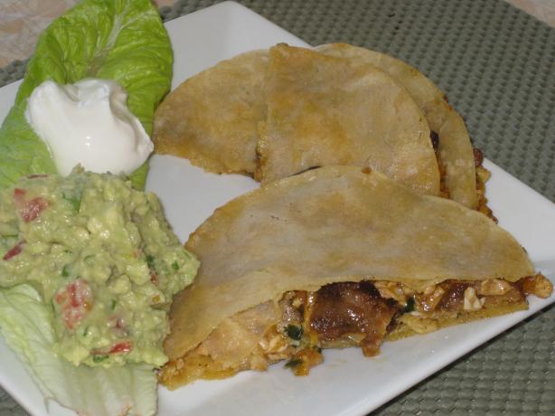 Mushroom and Chicken Grilled Quesadillas. Photo by FrenchBunny