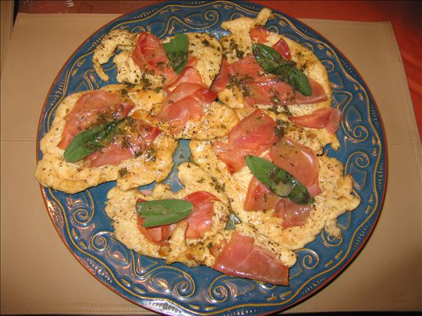 Chicken With Asiago, Prosciutto, and Sage. Photo by Tastings by CeCe