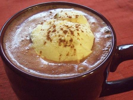 Hot Chocolate Float. Photo by HokiesLady