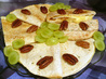 Warm Brie and Chutney Appetizer Triangles. Recipe by kiwidutch