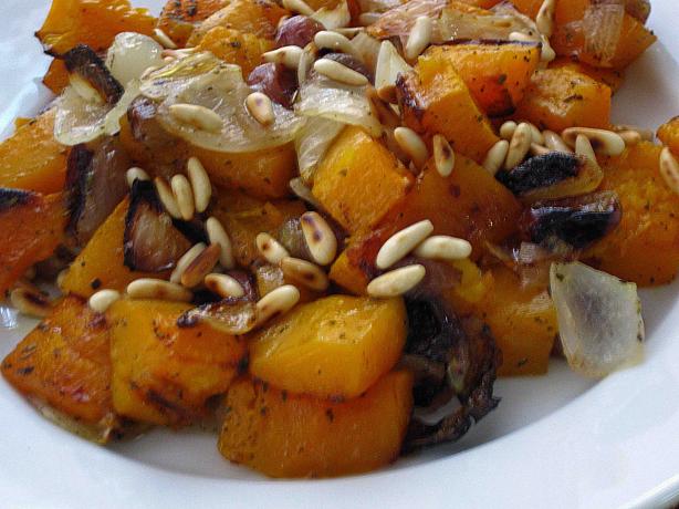 Roasted Butternut Squash, Red Grapes and Sage. Photo by WiGal