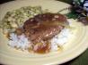 Veal or Turkey Burgers W/Onion Gravy (Low Fat!)