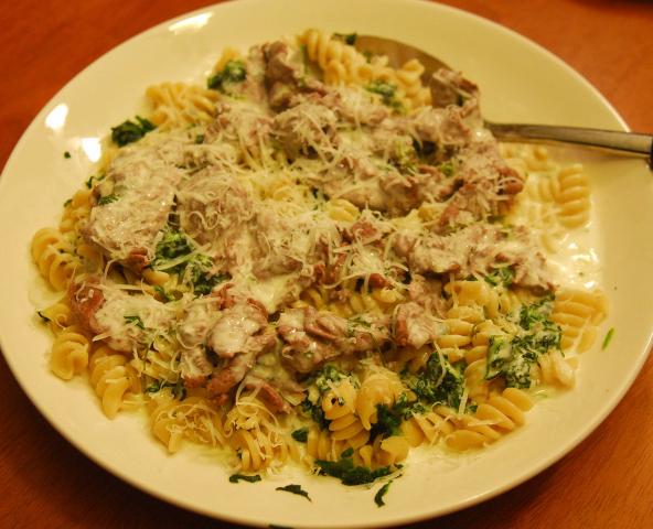 Warm Gorgonzola Sauce. Photo by ChefShan