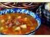 Beef Vegetable Garlic Soup