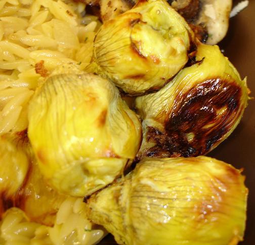 Plain Roasted Artichoke Hearts. Photo by Sarah_Jayne