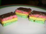 Italian Tri-Color Cookies (Rainbow Cookies). Photo by Italian_mama