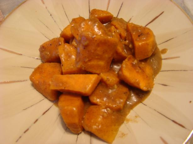 Curried Sweet Potatoes in Coconut Milk. Photo by pattikay in L.A.