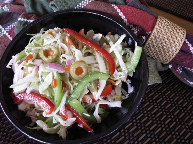 Spectacular Overnight Cole Slaw. Photo by Cookin'Diva