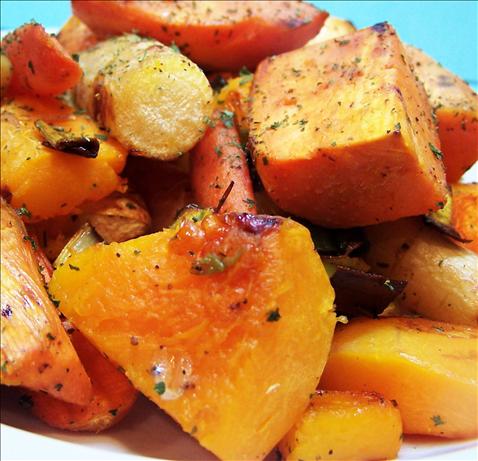 Roasted Winter Vegetables. Photo by PaulaG