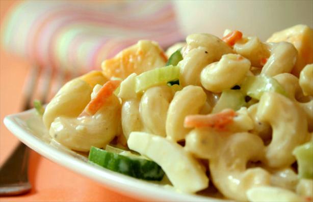 Healthy Macaroni Salad. Photo by GaylaJ